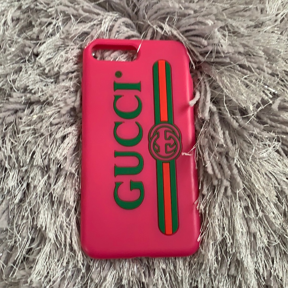Gucci silicone I phone 8 plus phone case